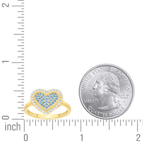 14Kt Gold Cz Ring