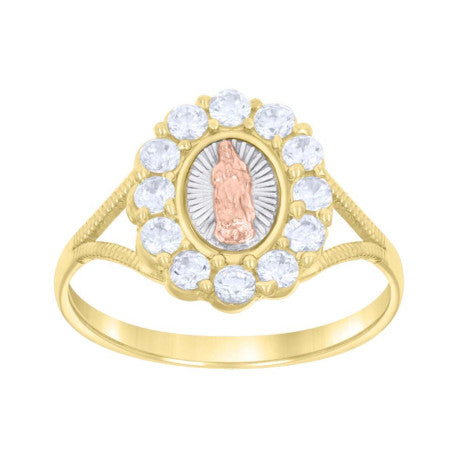 14Kt Gold Cz Ring