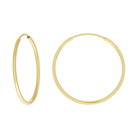 14Kt Gold Hoop Earring