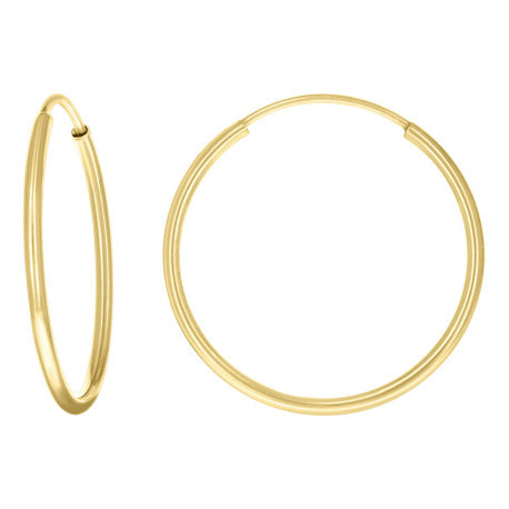 14Kt Gold Hoop Earring