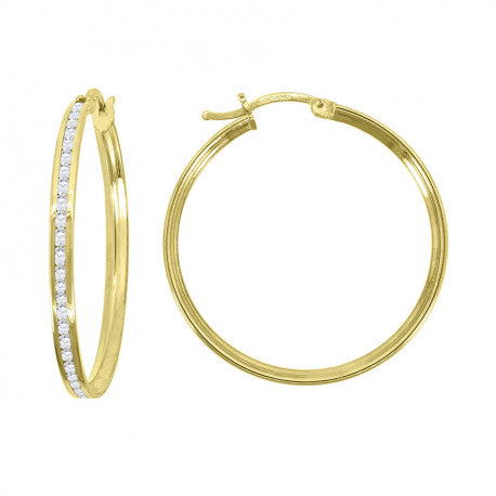 14Kt Gold Hoop Earrings