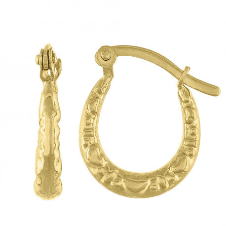 14Kt Gold Hoop Earrings