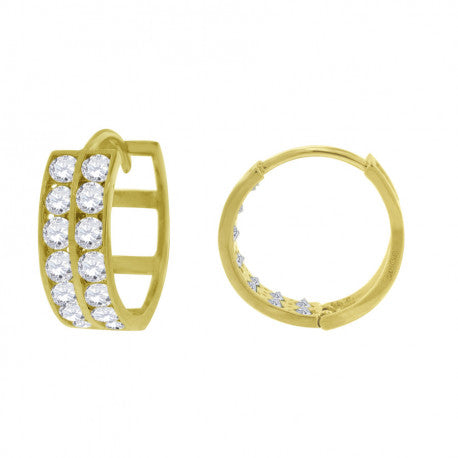 14Kt Gold Huggies Earrings