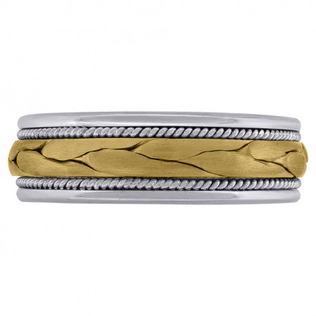 14Kt-Gold Ring 7mm Wedding Band
