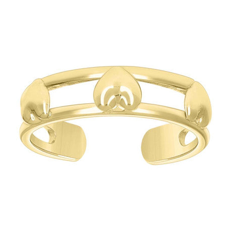 14Kt Gold Toe Ring