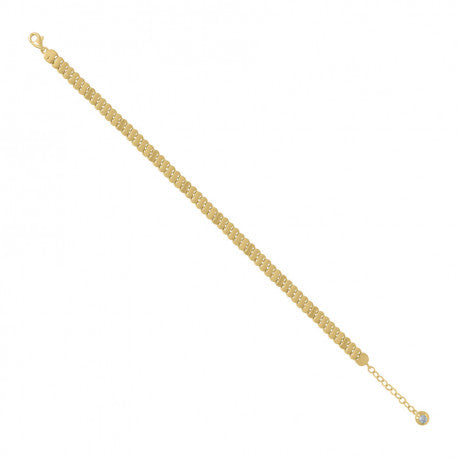 14Kt Gold Turkish Bracelet 8"