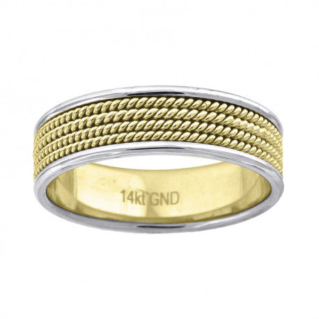 14Kt Gold Wedding Band 6.5mm