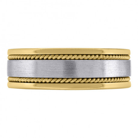 14Kt Gold Wedding Band 7mm