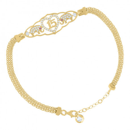14Kt Turkish Bracelet"8"