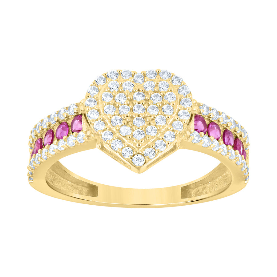 14Kt Gold Cz Ring