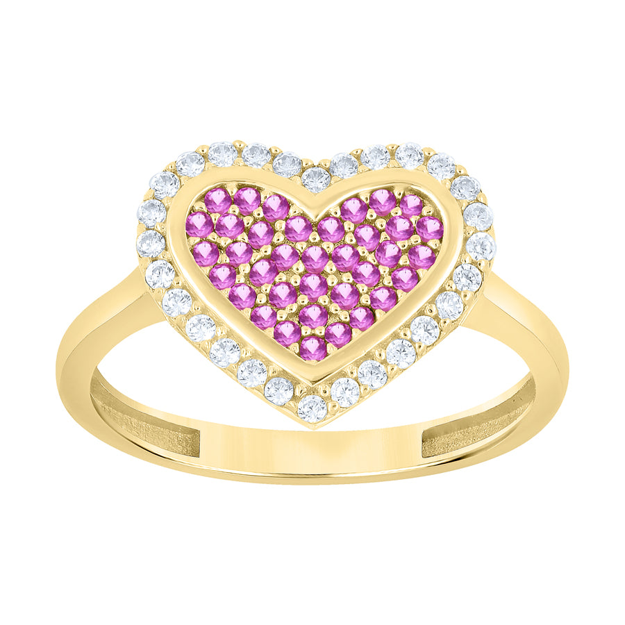 14Kt Gold Cz Ring