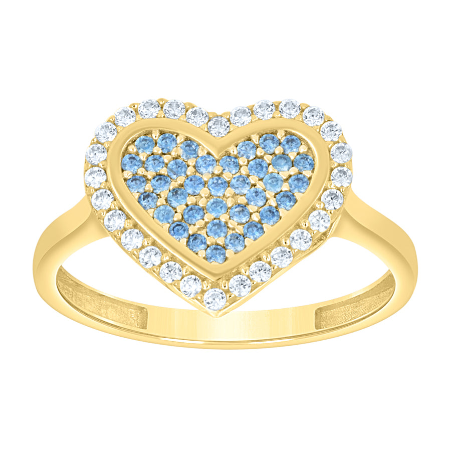 14Kt Gold Cz Ring