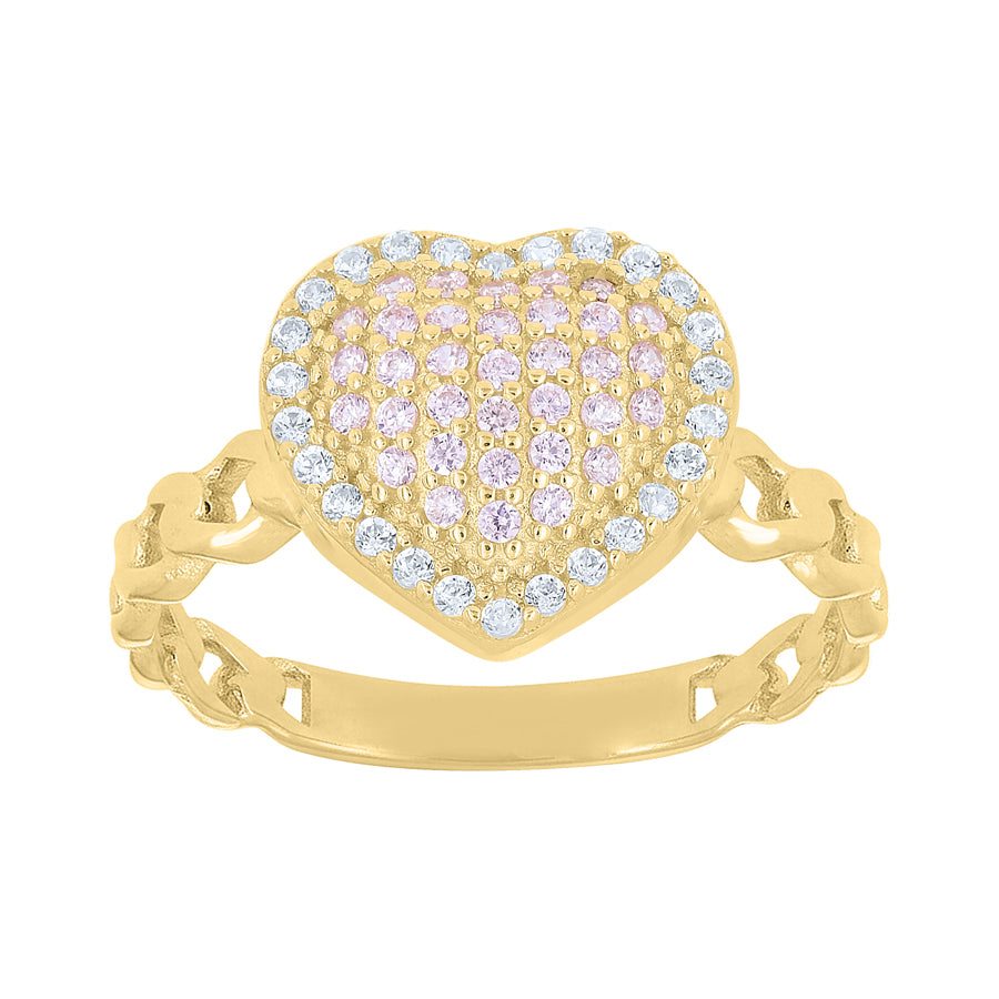 14Kt Gold Cz Ring