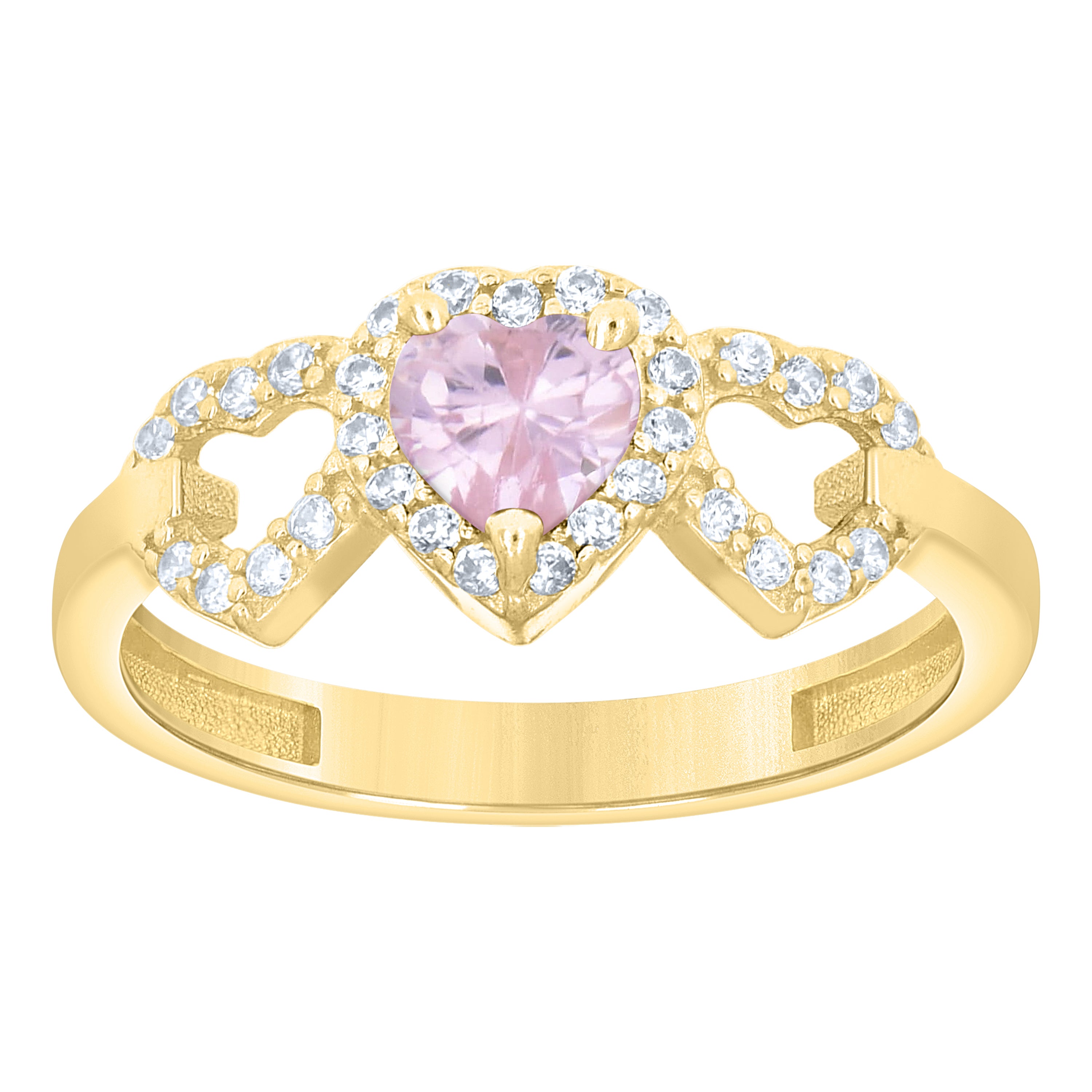 14Kt Gold Cz Ring