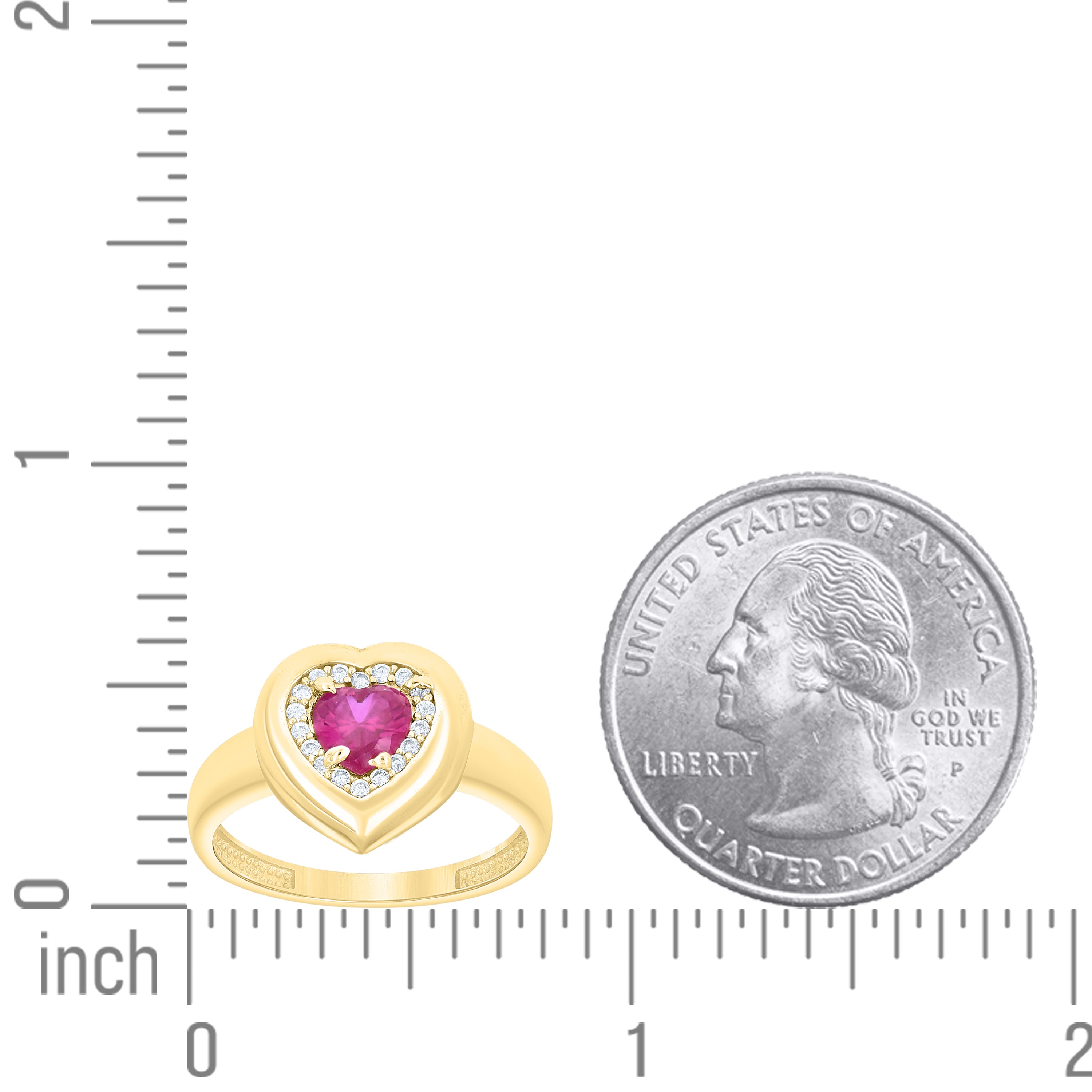 14Kt Gold Cz Ring