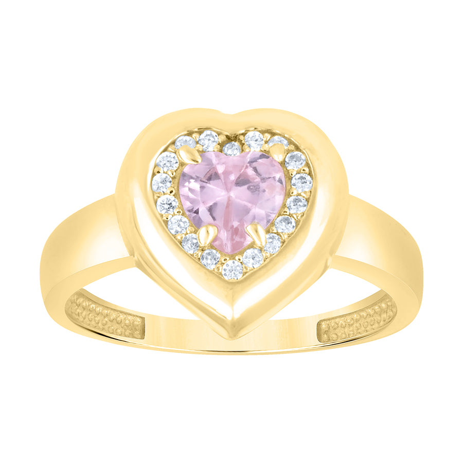 14Kt Gold Cz Ring