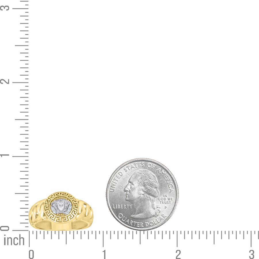 10Kt Gold Cz Ring