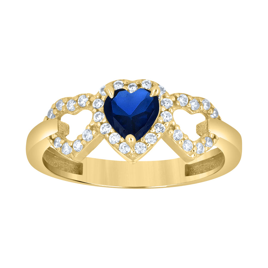10Kt Gold Cz Ring