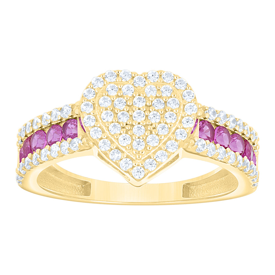 10Kt Gold Cz Ring