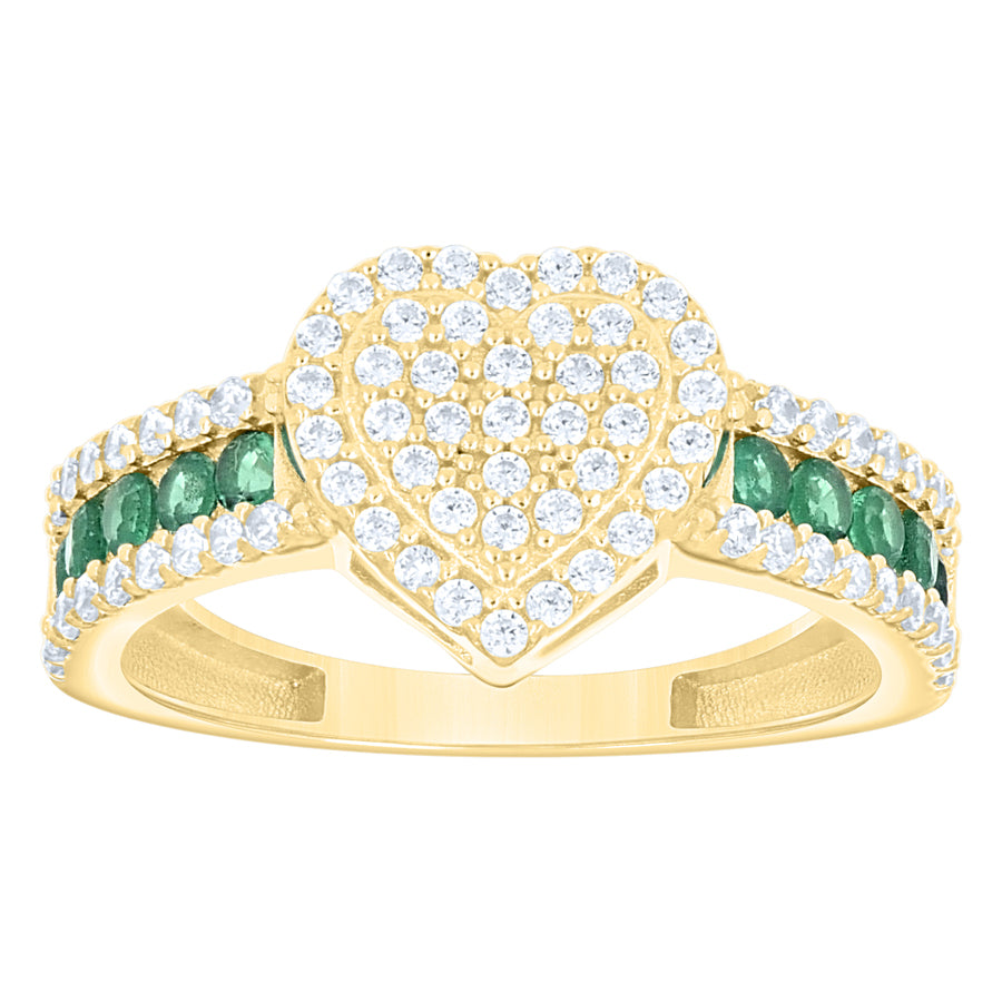 10Kt Gold Cz Ring