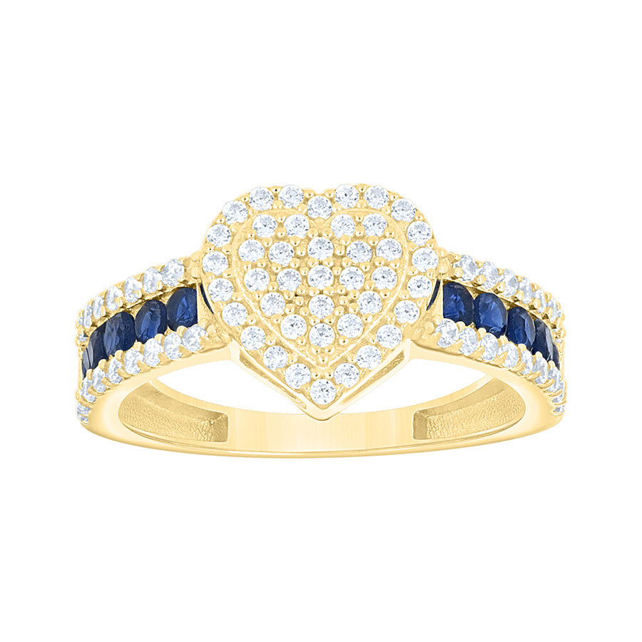 10Kt Gold Cz Ring
