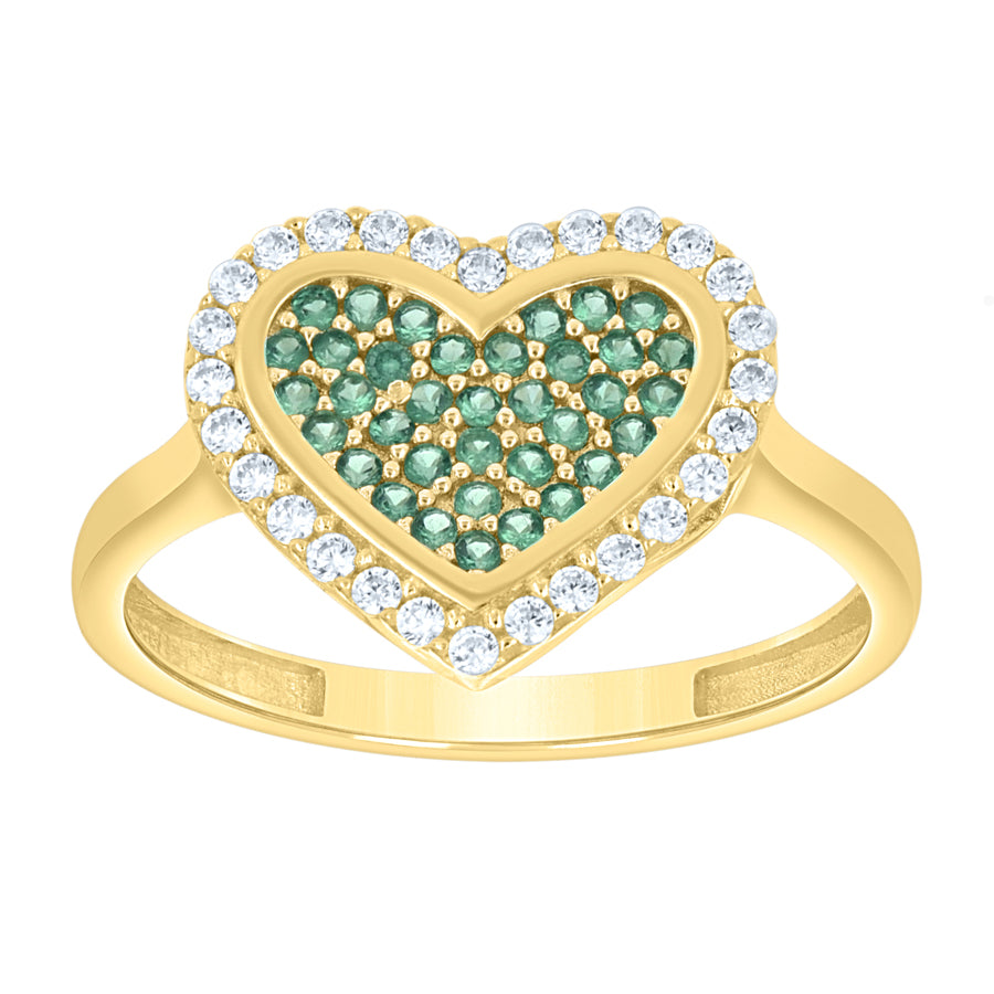 10Kt Gold Cz Ring