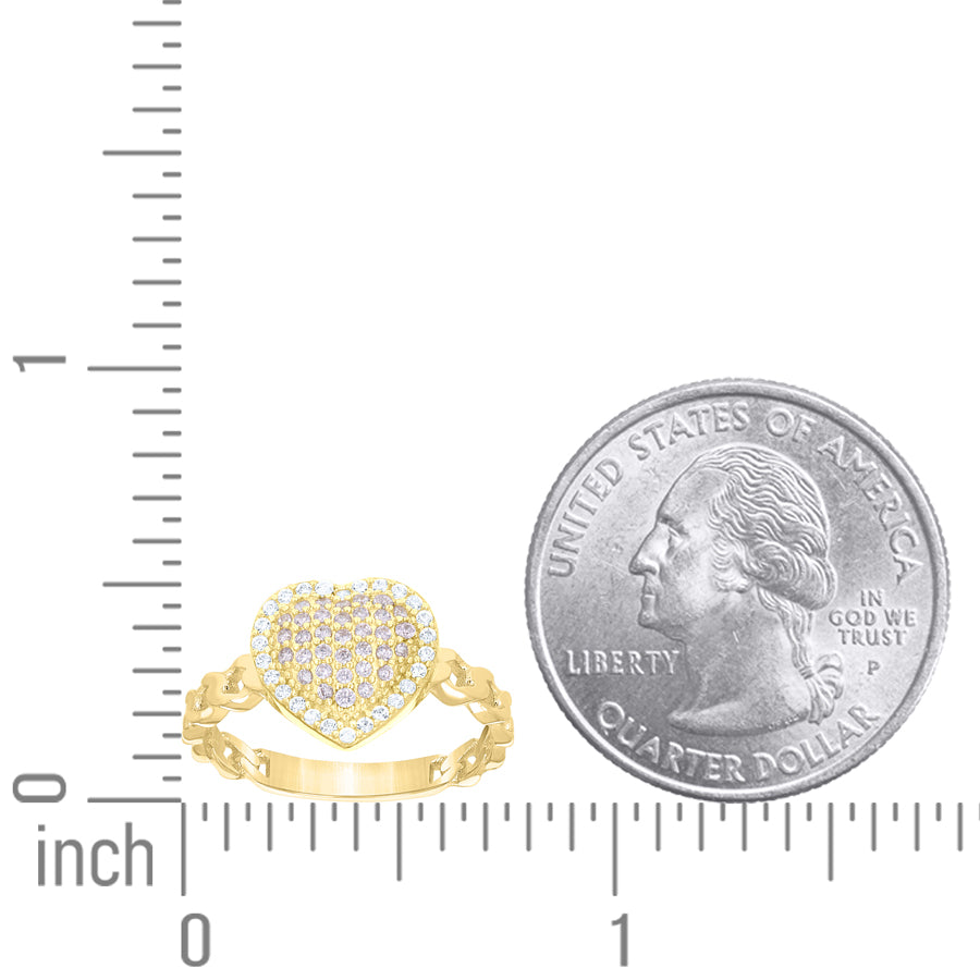 10Kt Gold Cz Ring