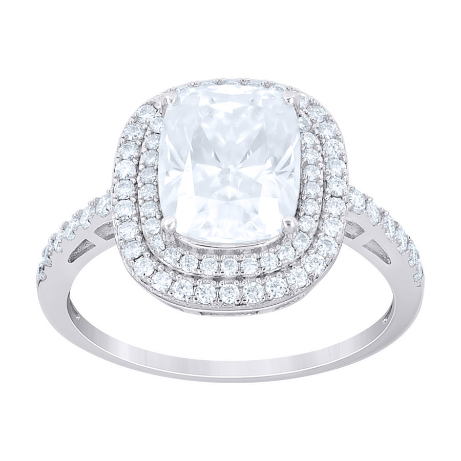 925 Sterling Silver Moissanite Ring S6-S11