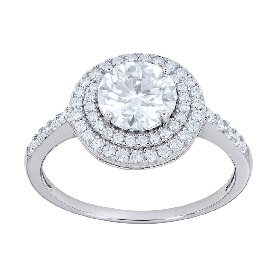 925 Sterling Silver Moissanite Ring S6-S11