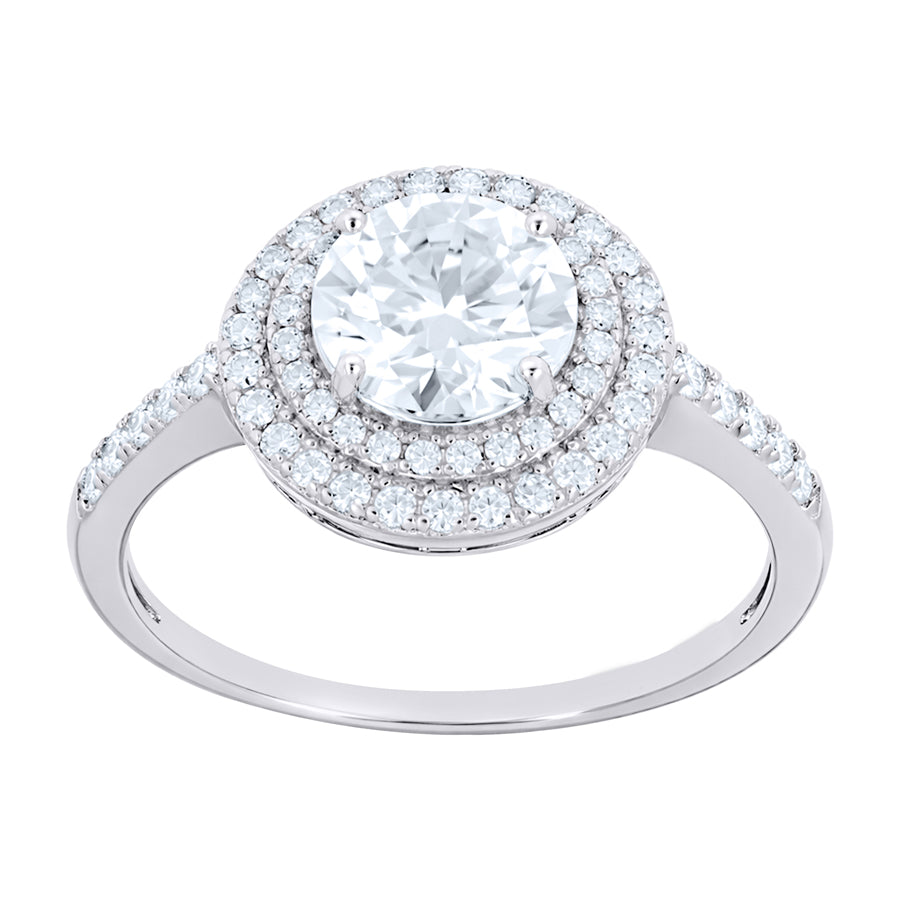 925 Sterling Silver Moissanite Ring S6-S11