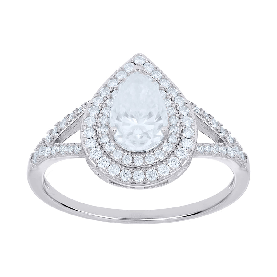 925 Sterling Silver Moissanite Ring S6-S11