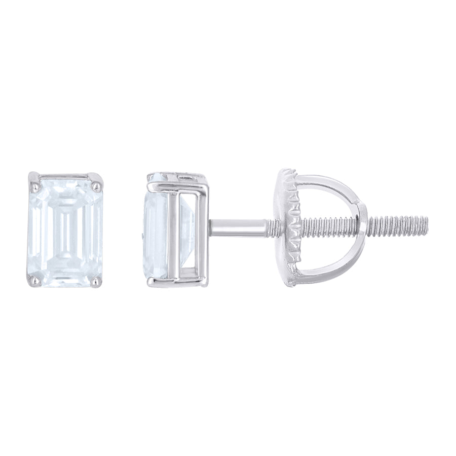 925 Sterling Silver Moissanite Earrings