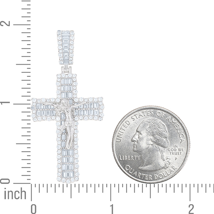 925 Sterling Silver Cz Pendant