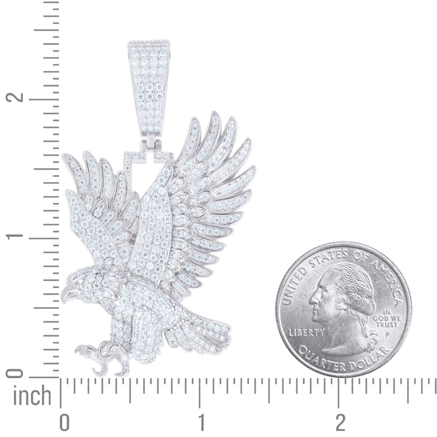 925 Sterling Silver Cz Pendant