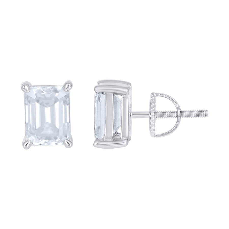 925 Sterling Silver Moissanite Earrings
