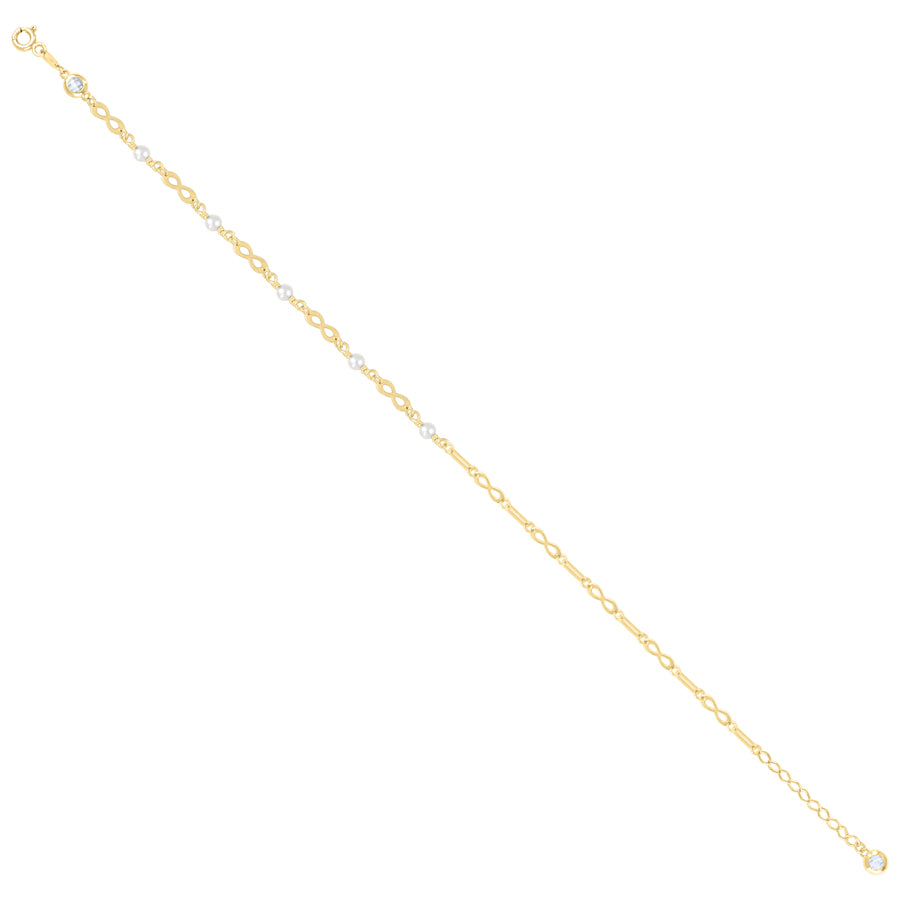 10Kt Gold Turkish Anklet 10" (9"+1")