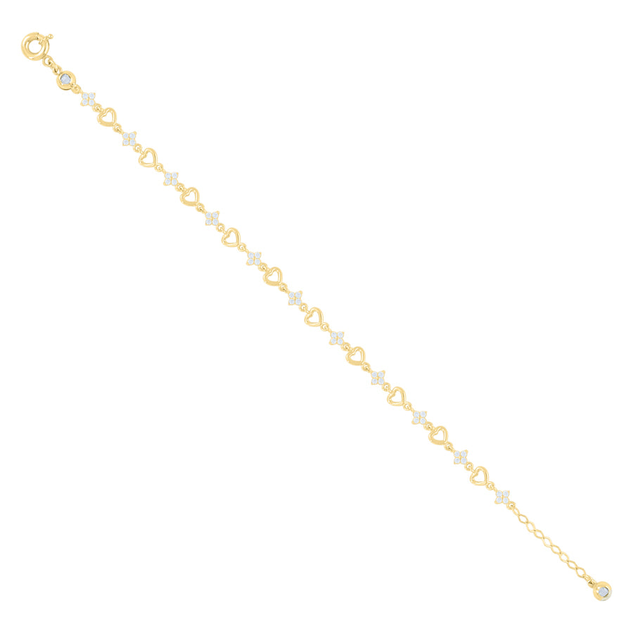 10Kt Gold Turkish Bracelet 8" (7"+1")