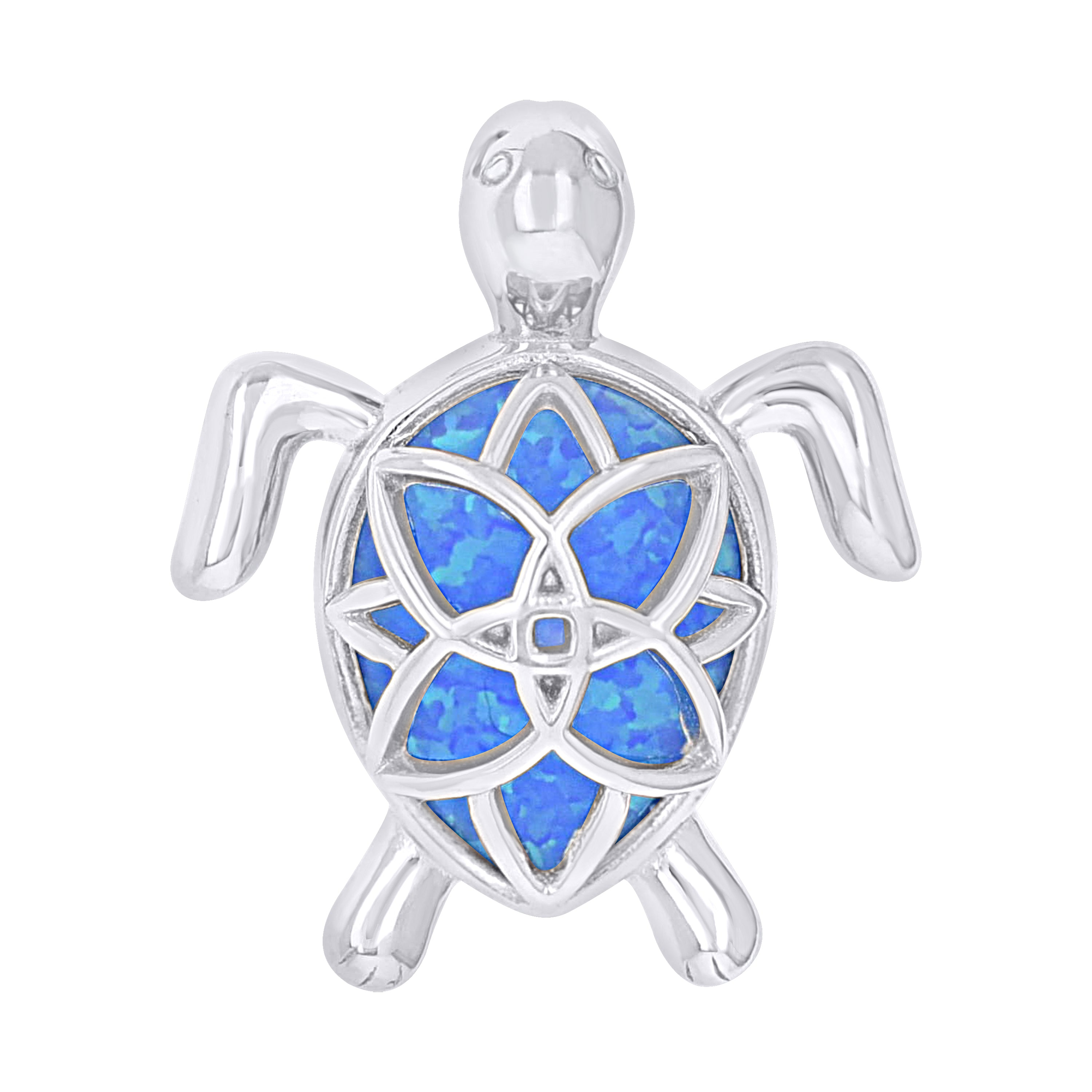 925 Sterling Silver Opal Pendant