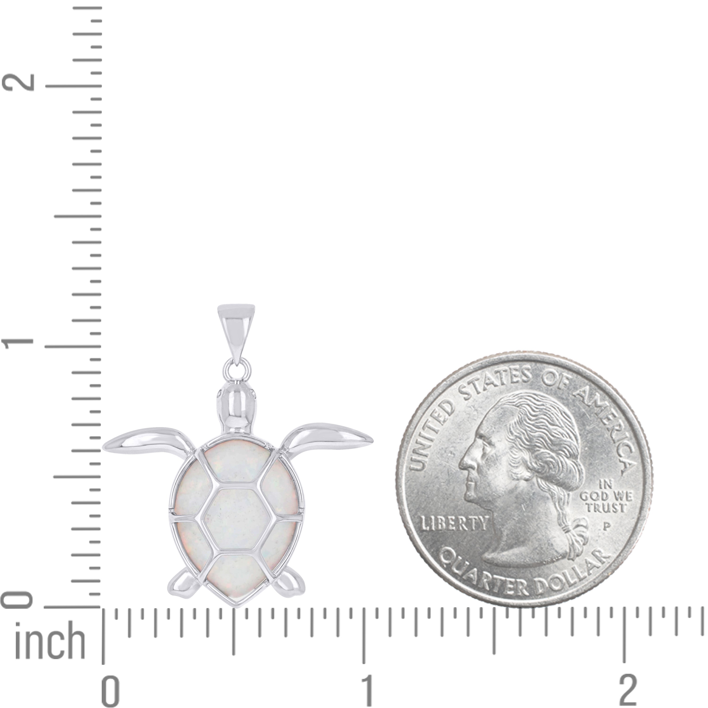 925 Sterling Silver Opal Pendant