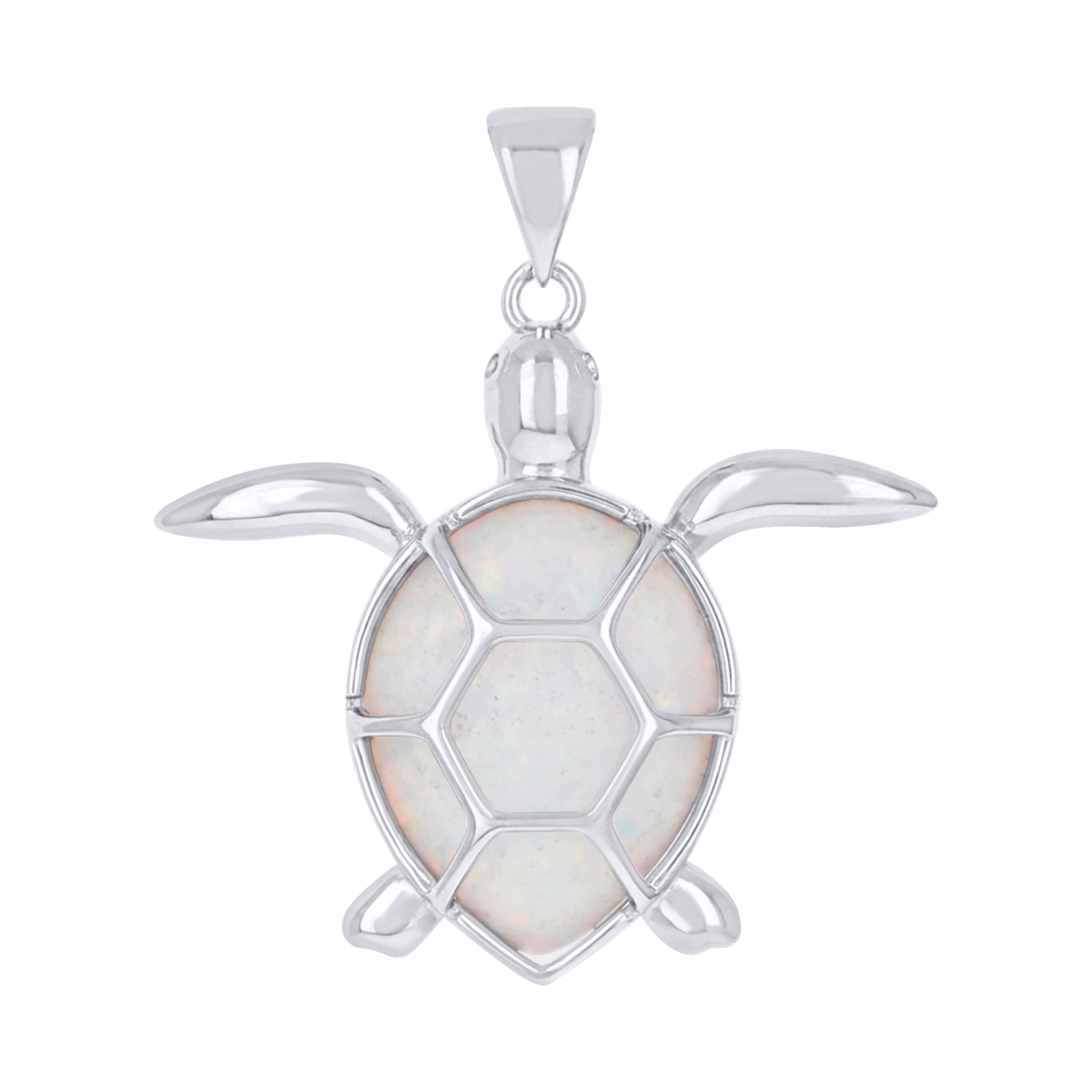 925 Sterling Silver Opal Pendant