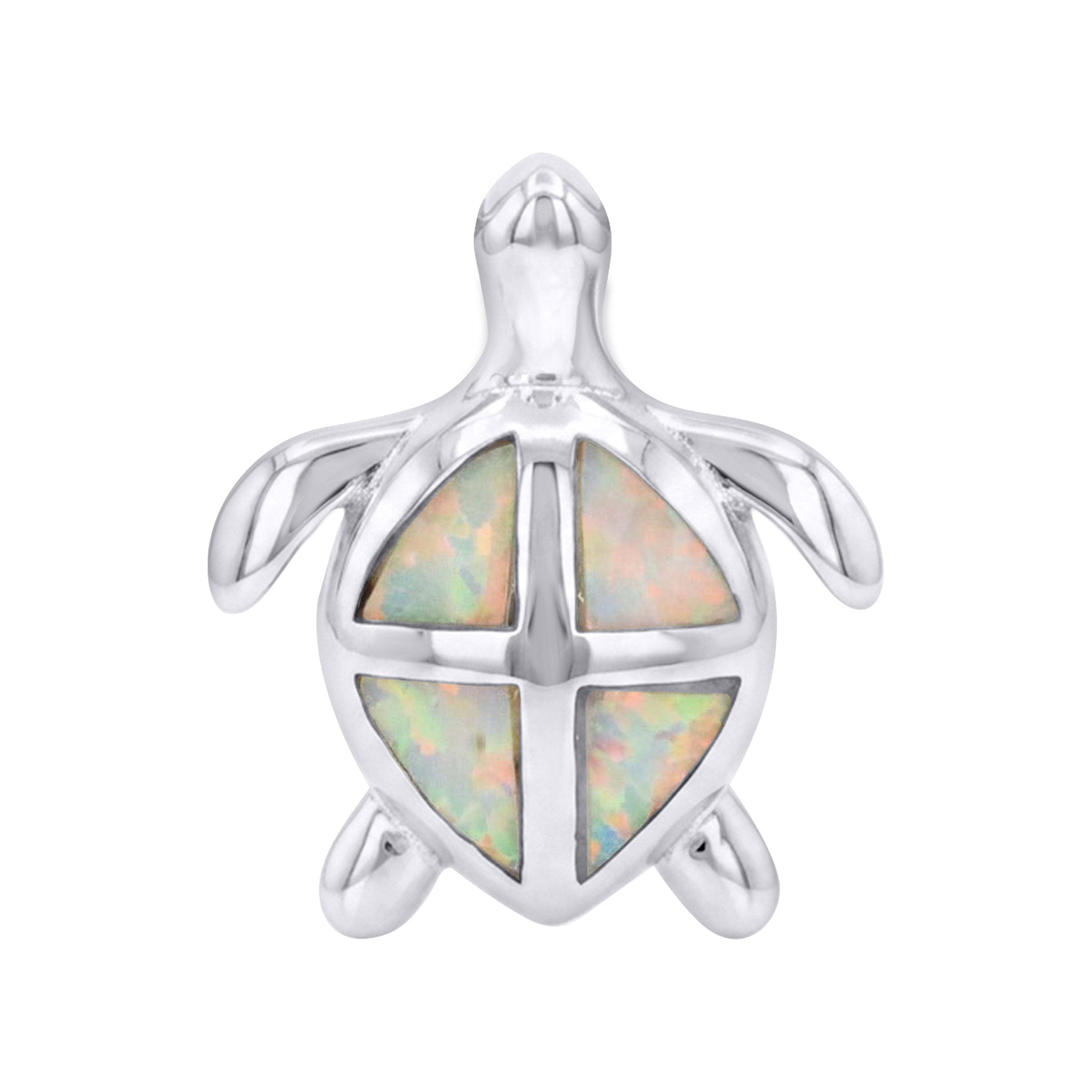 925 Sterling Silver Opal Pendant