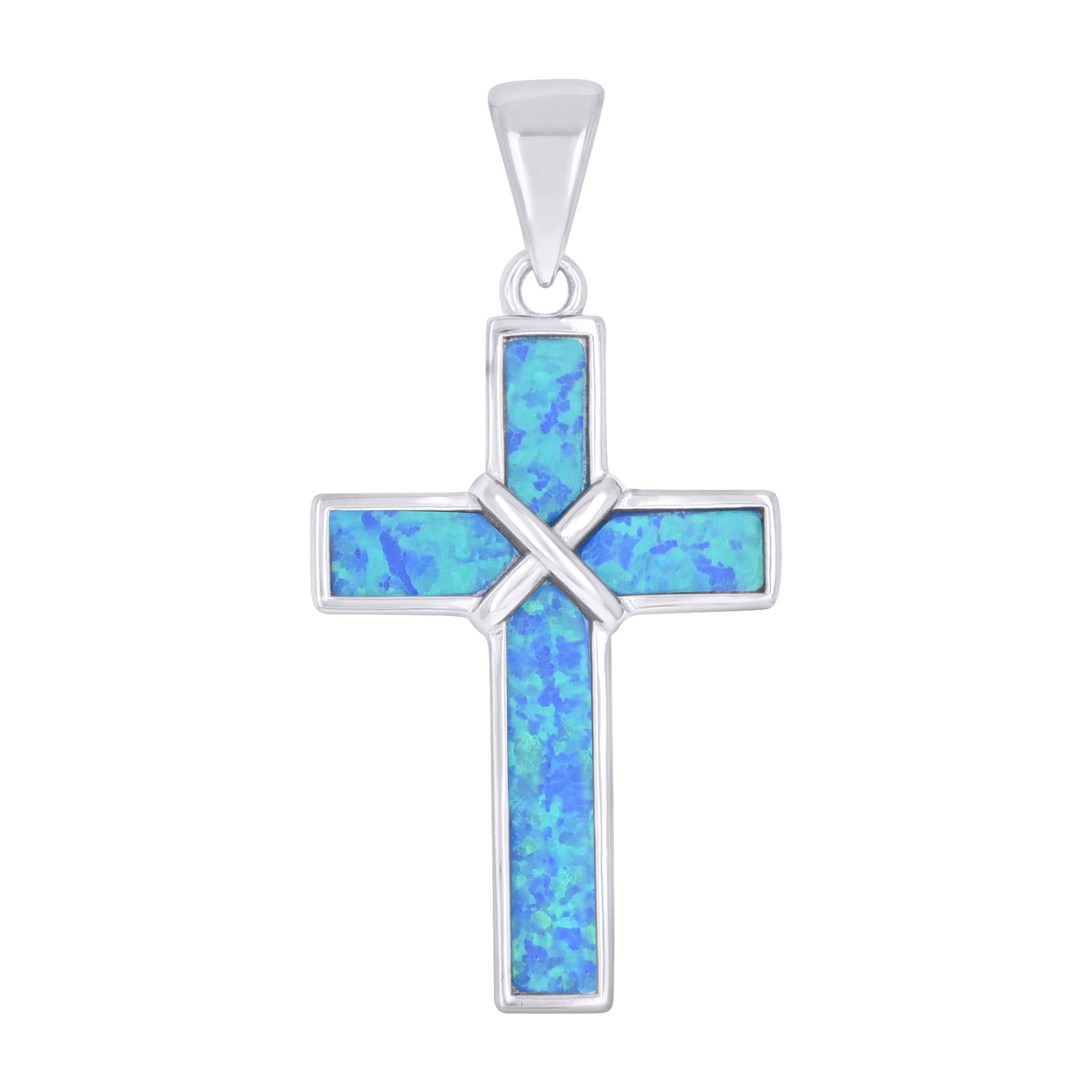 925 Sterling Silver Opal Pendant