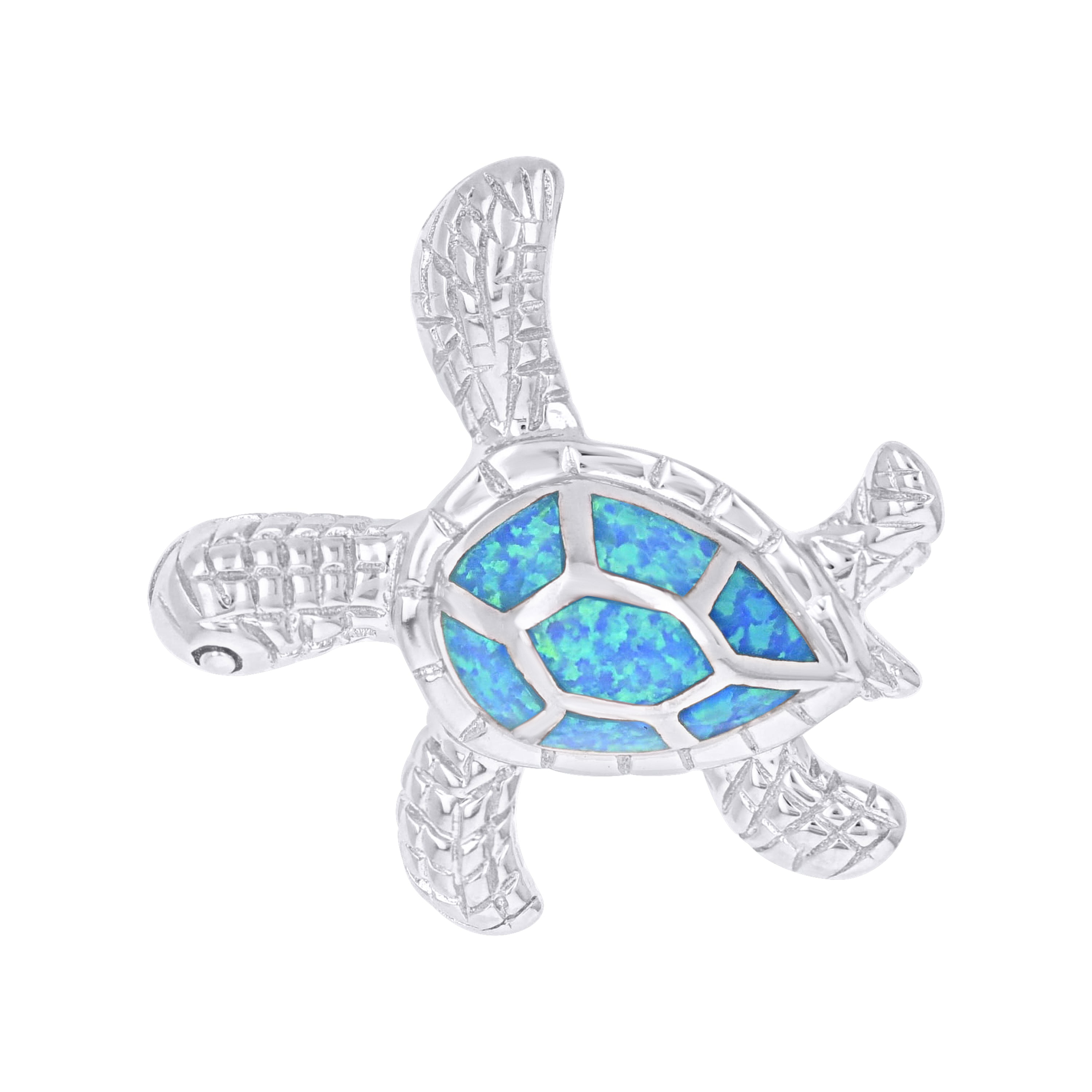 925 Sterling Silver Opal Pendant