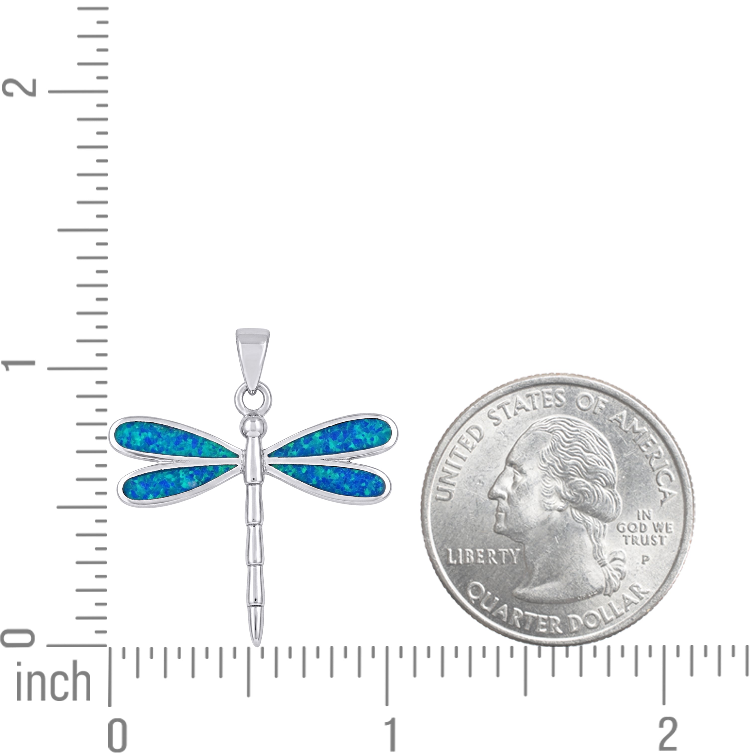 925 Sterling Silver Opal Pendant