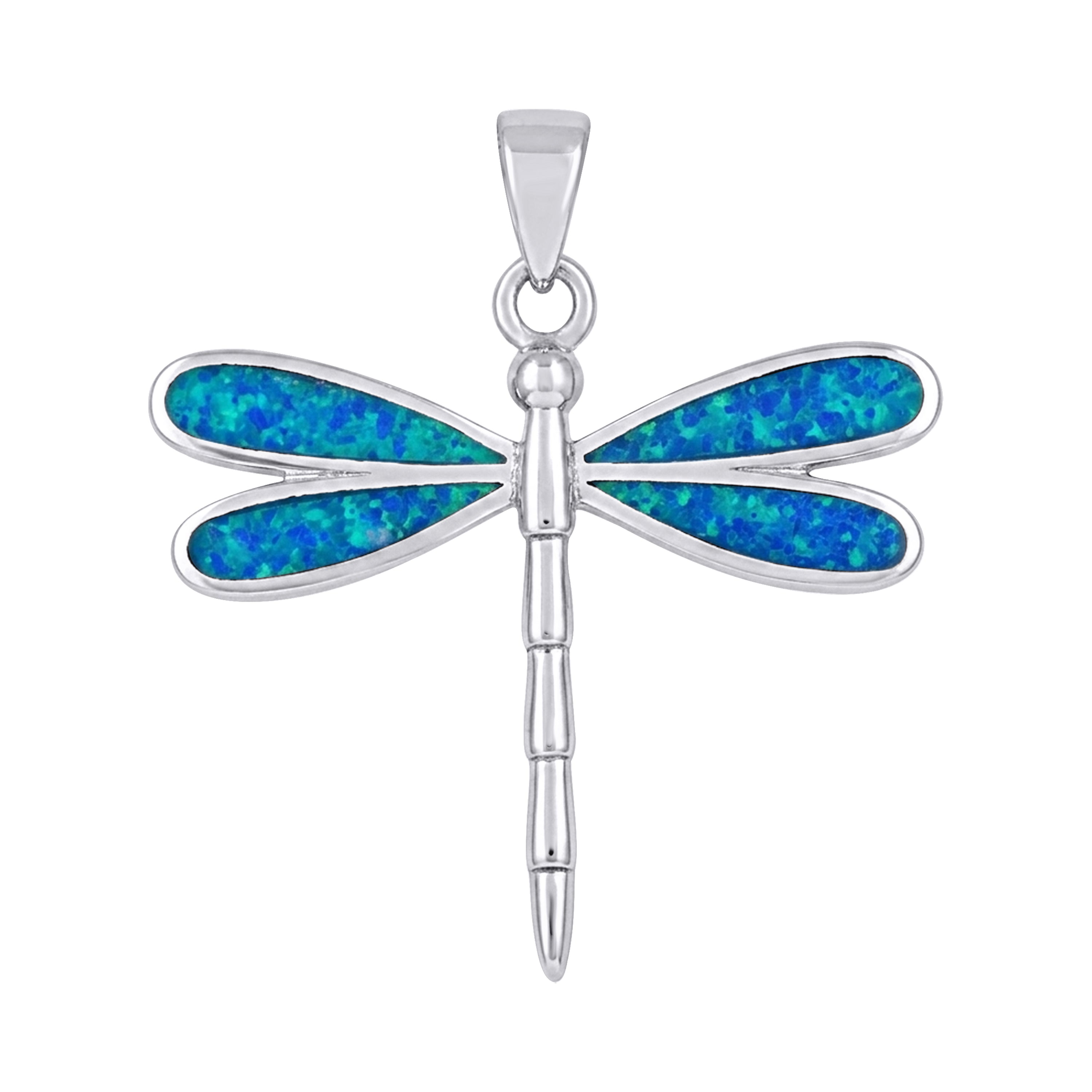 925 Sterling Silver Opal Pendant