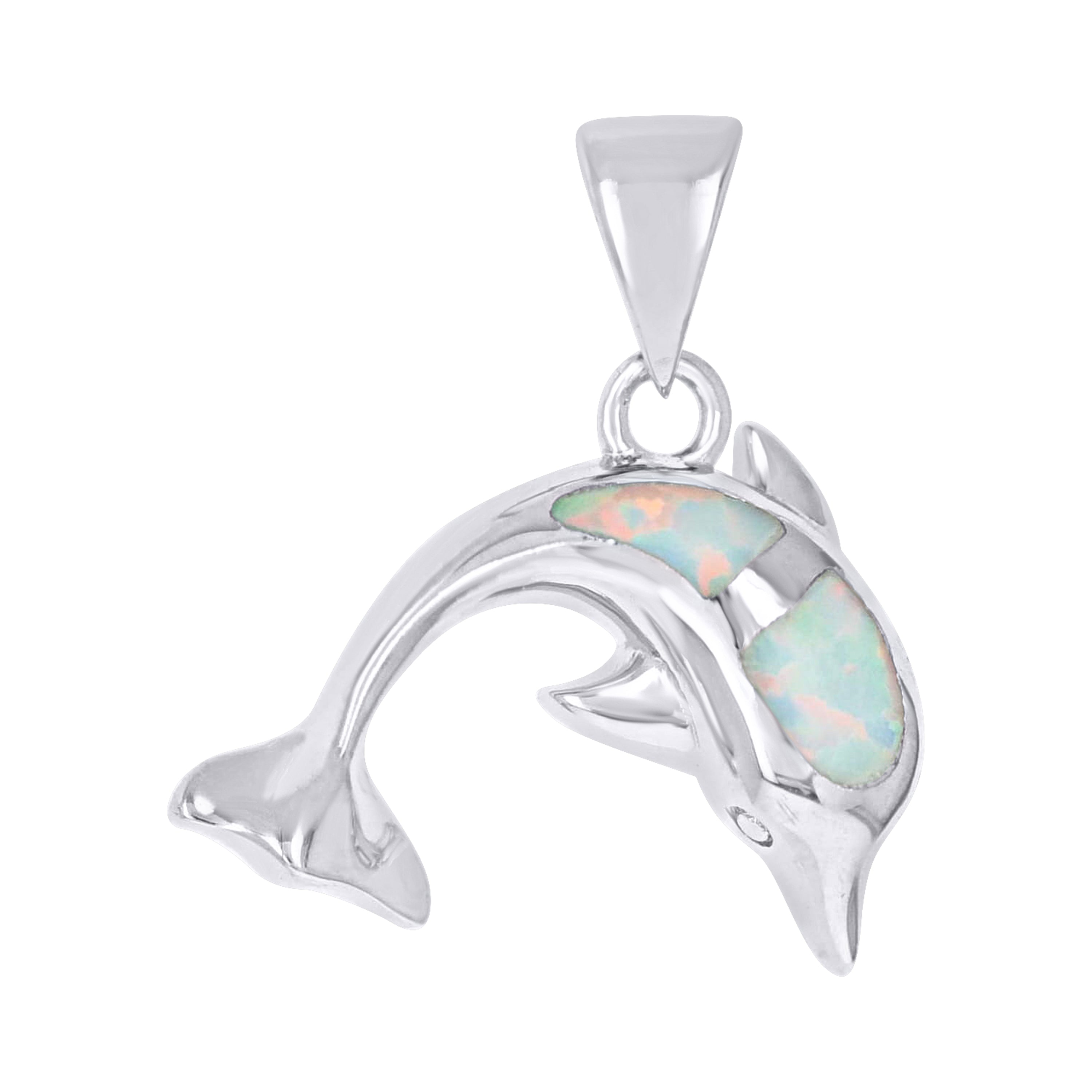 925 Sterling Silver Opal Pendant
