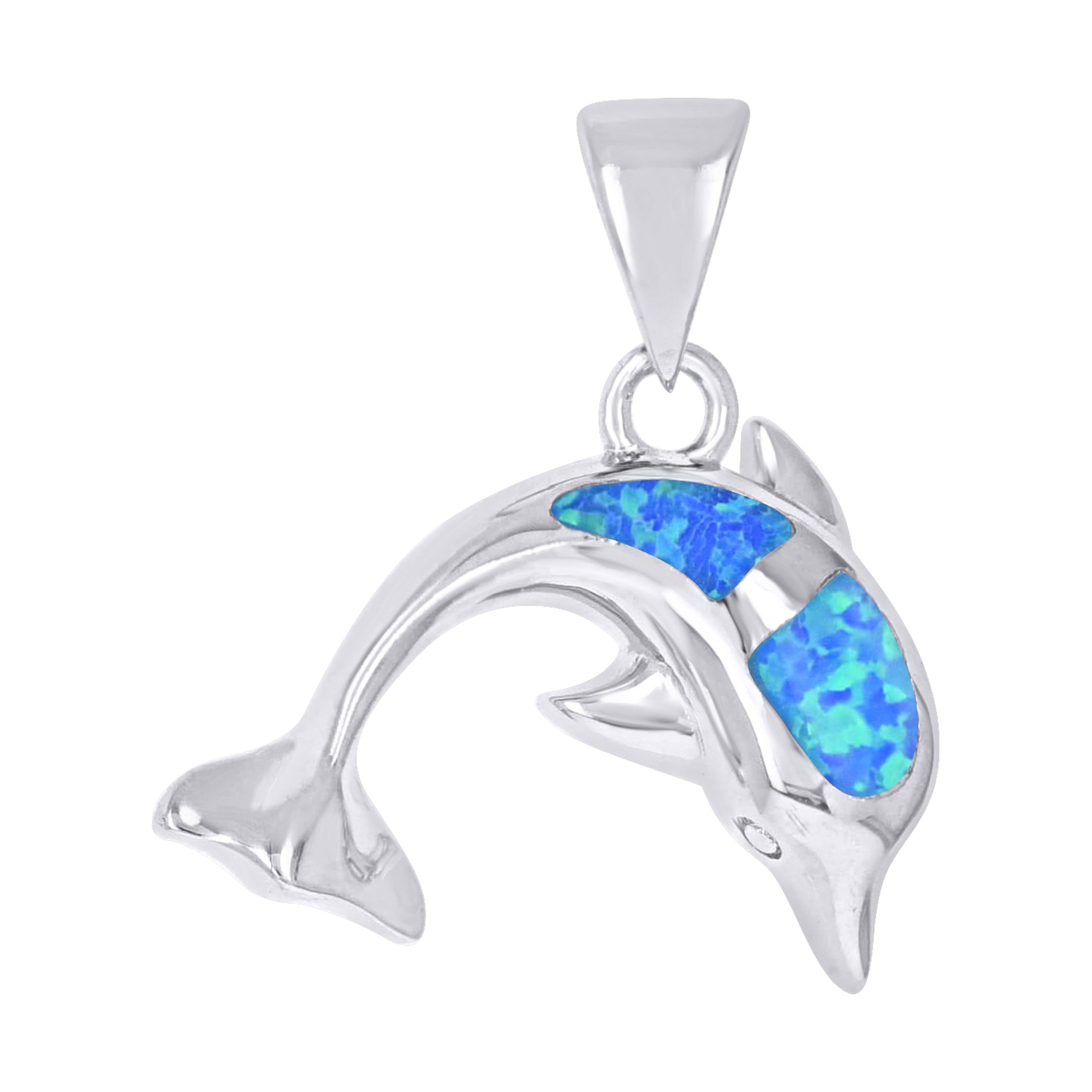 925 Sterling Silver Opal Pendant