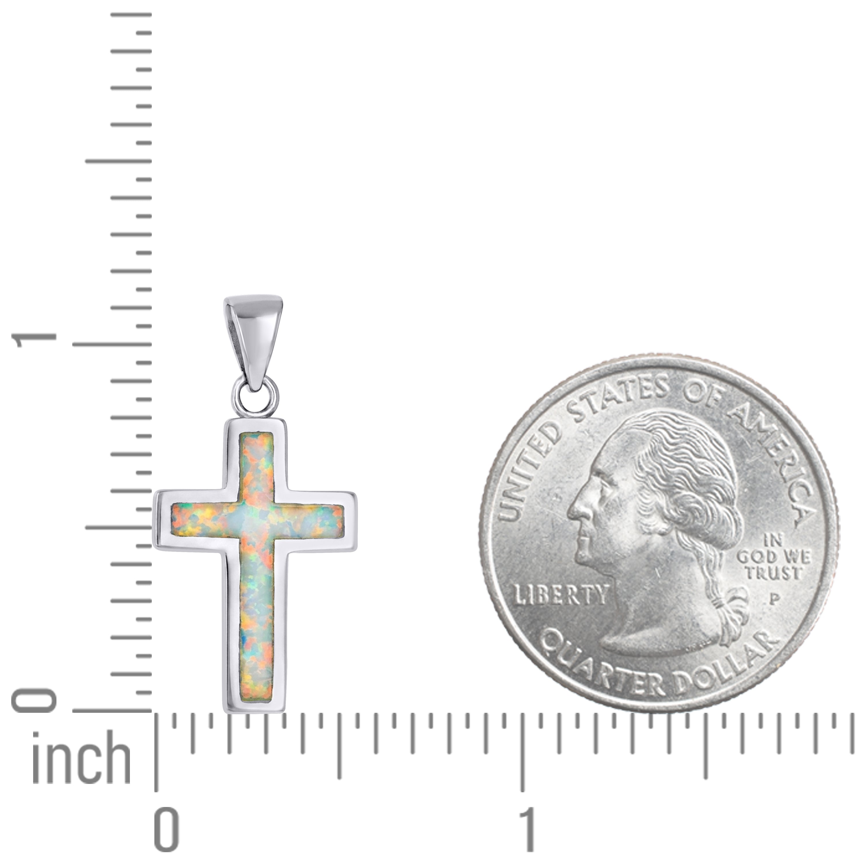 925 Sterling Silver Opal Pendant