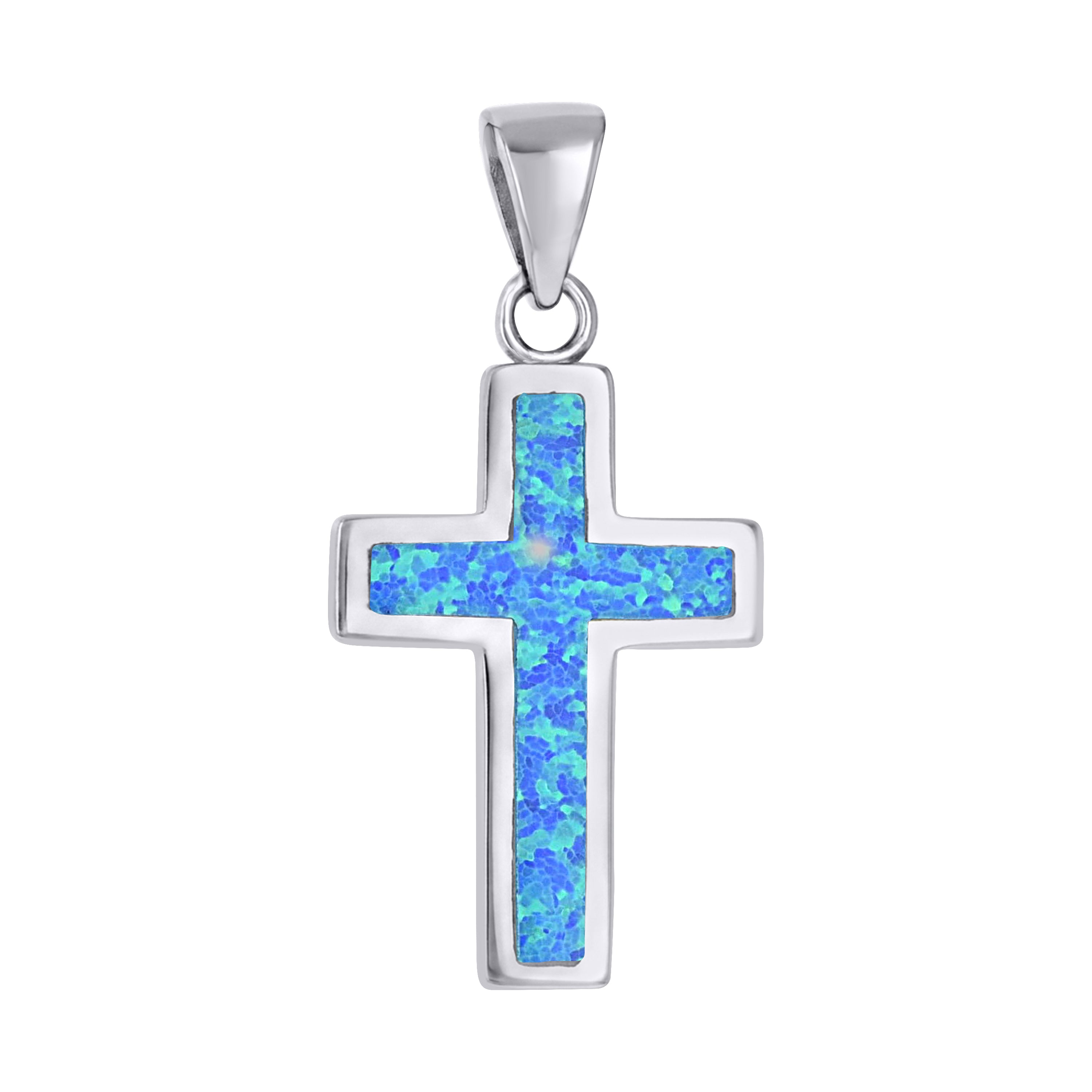 925 Sterling Silver Opal Pendant
