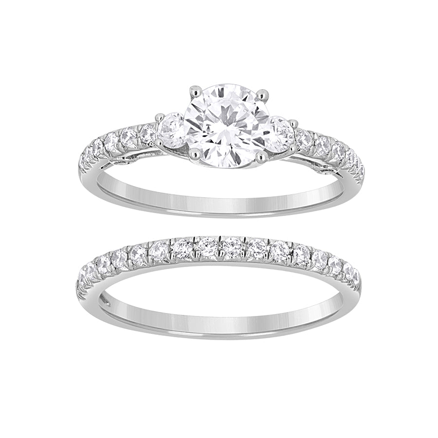 925 Sterling Silver CZ Rings S6-S9